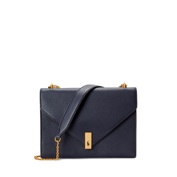 Polo ID Leather Chain Wallet and Bag