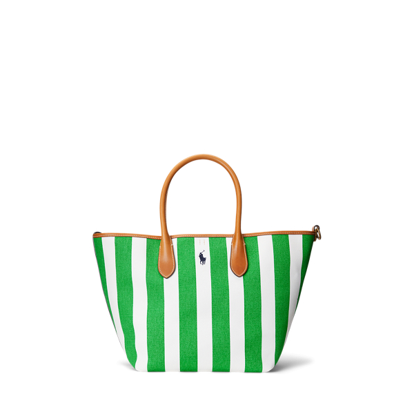 Striped Canvas Medium Bellport Tote