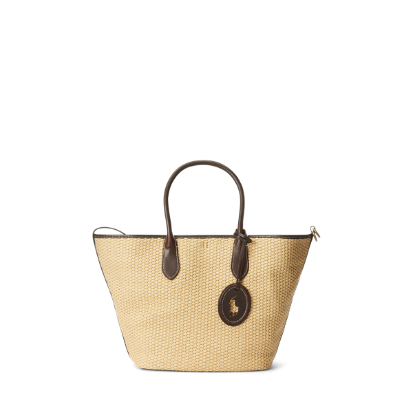 Ralph lauren top straw purse