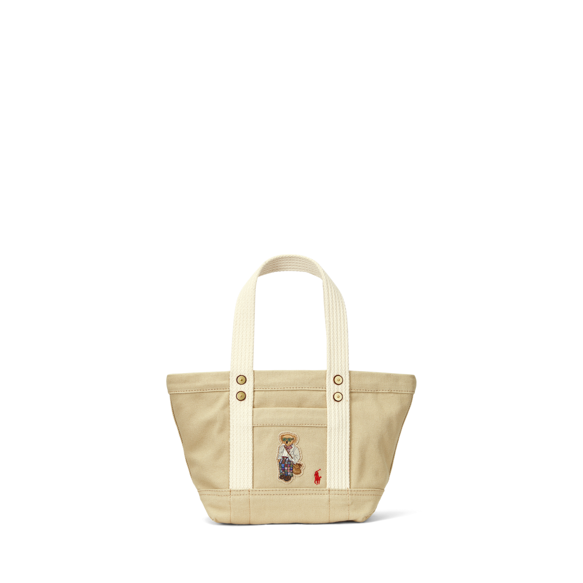 Polo Ralph Lauren Women's Canvas Polo Bear Mini Tote