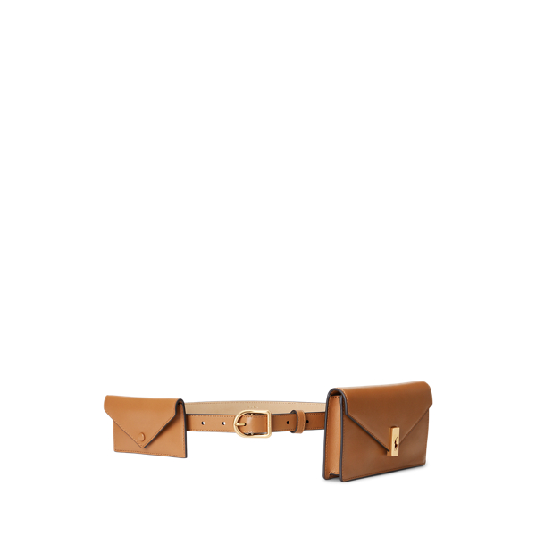 Polo ID Leather Wallet Belt
