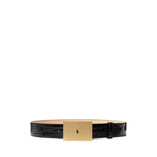 Polo ID riem met krokoreliëf voor dames | Ralph Lauren® NL