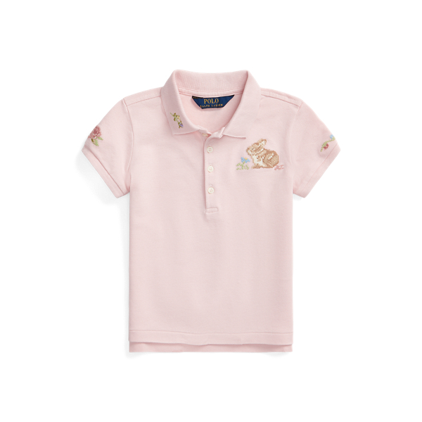 Bunny Stretch Mesh Polo Shirt
