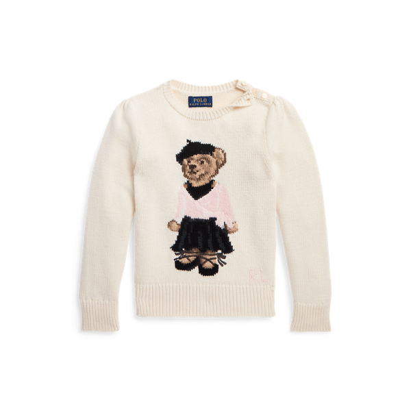 Polo Bear Cotton-Blend Jumper Girls 2-6x 1