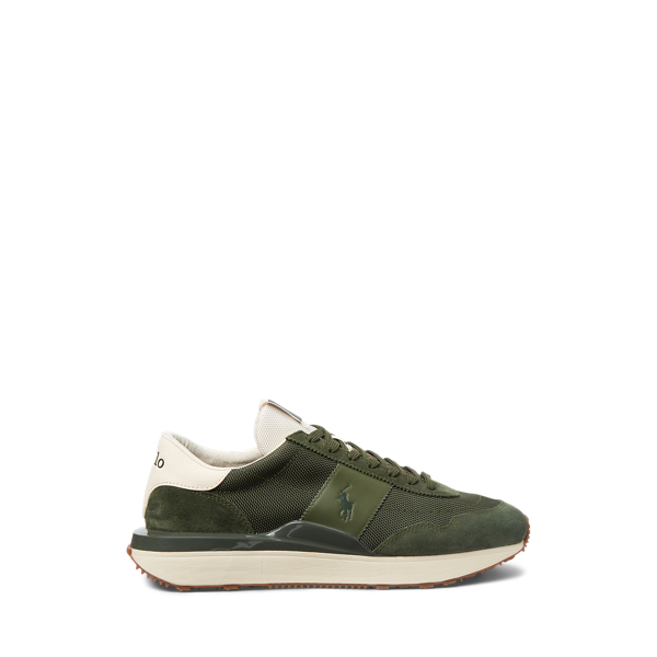 Women s Green Designer Trainers Ralph Lauren PT