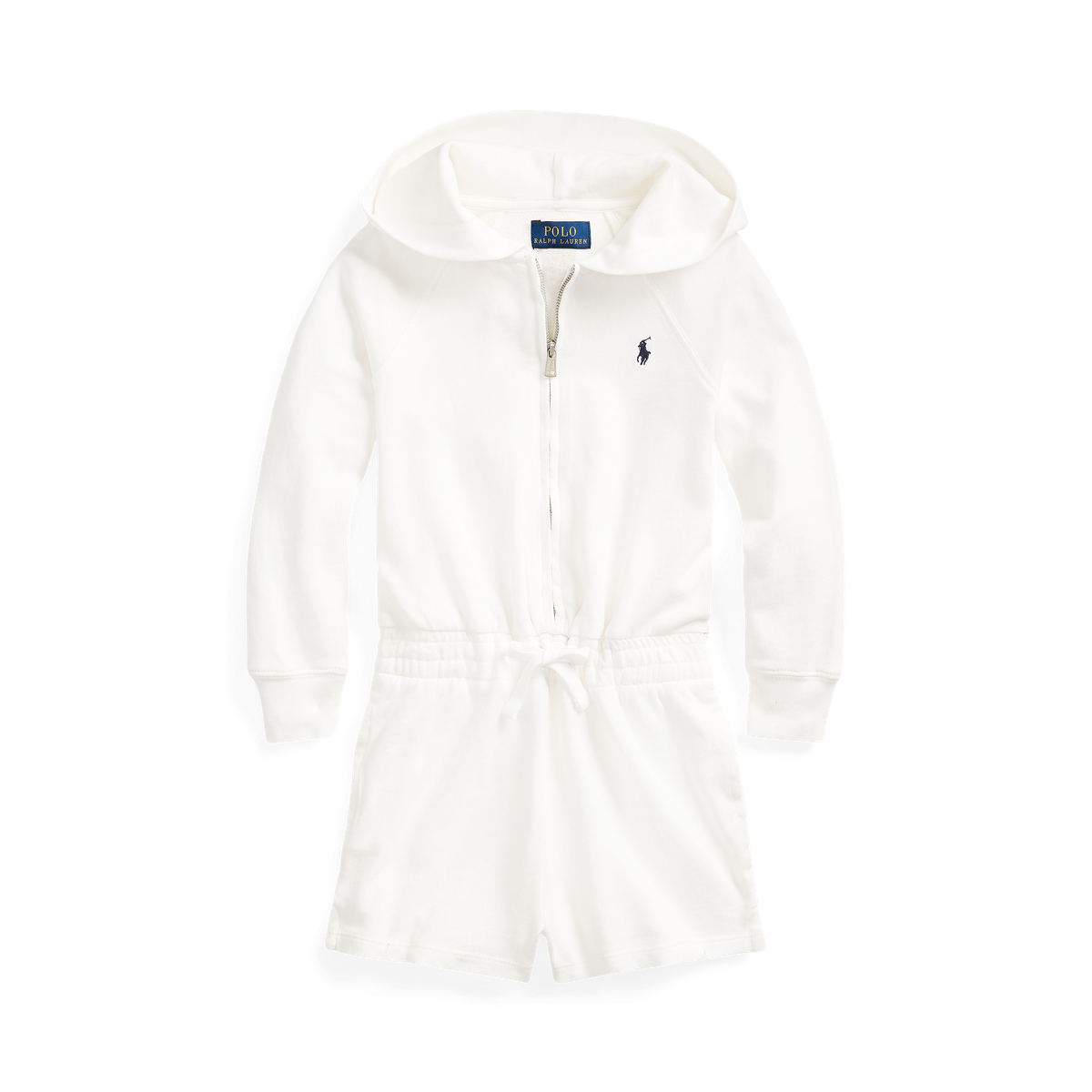 Spa Terry Fleece Long Sleeve Romper Ralph Lauren