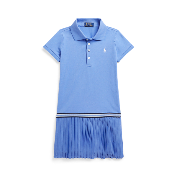 Pleated polo sales dress