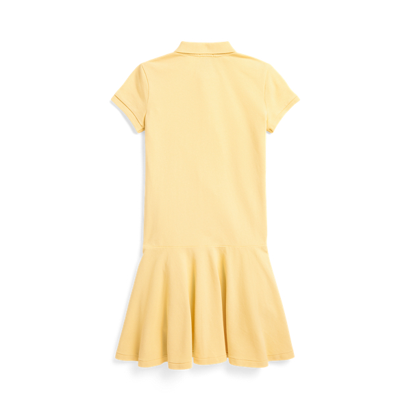 Girls 7-16 Stretch Cotton Mesh Polo Dress 2