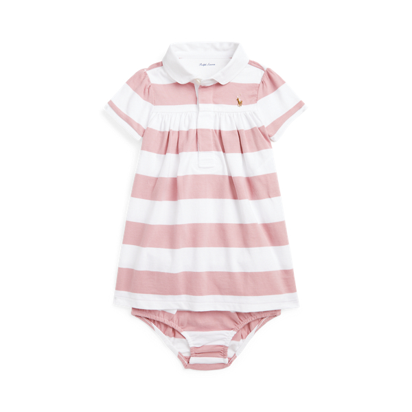 Striped Jersey Rugby Dress and Bloomer
