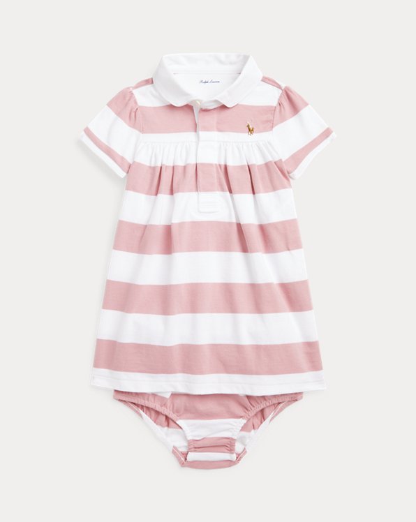 Striped Jersey Rugby Dress and Bloomer