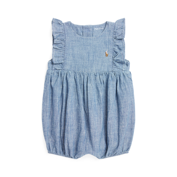 Indigo Chambray Bubble Shortall