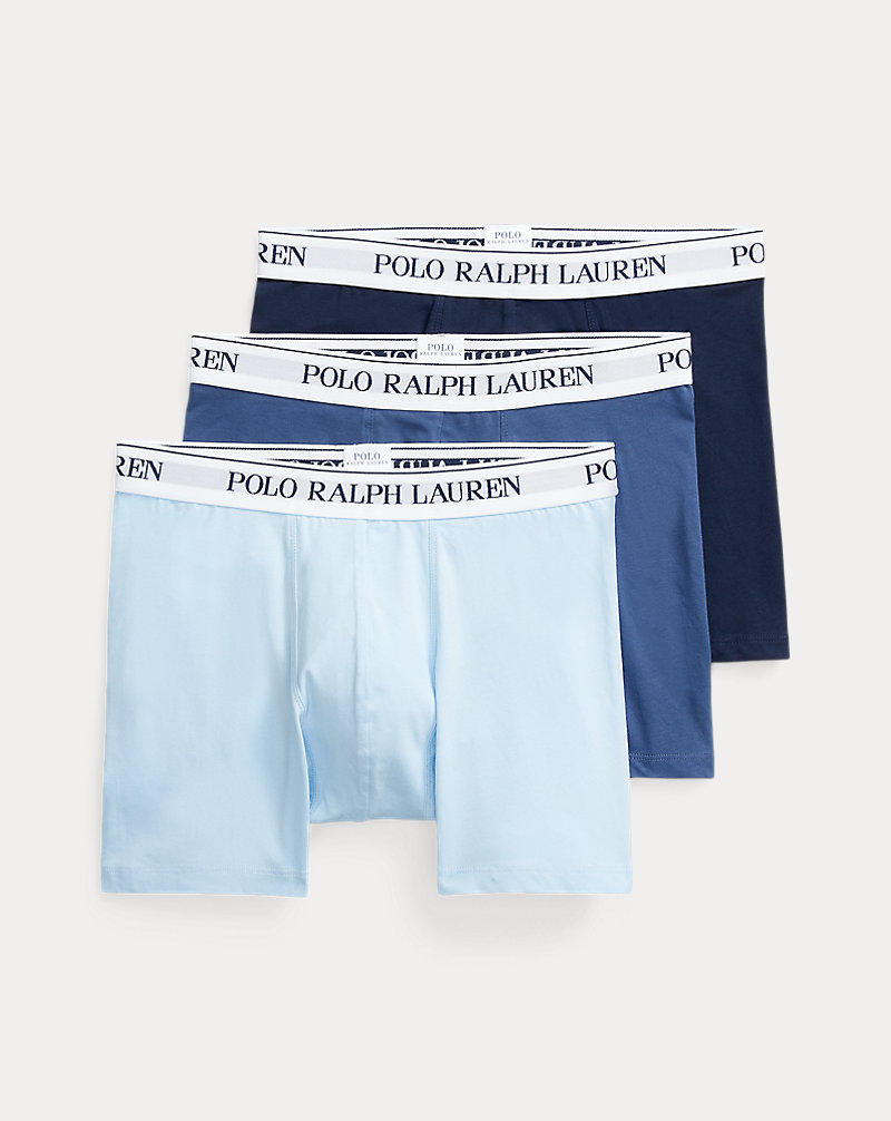 Lot de trois slips-boxers coton stretch Polo Ralph Lauren 1