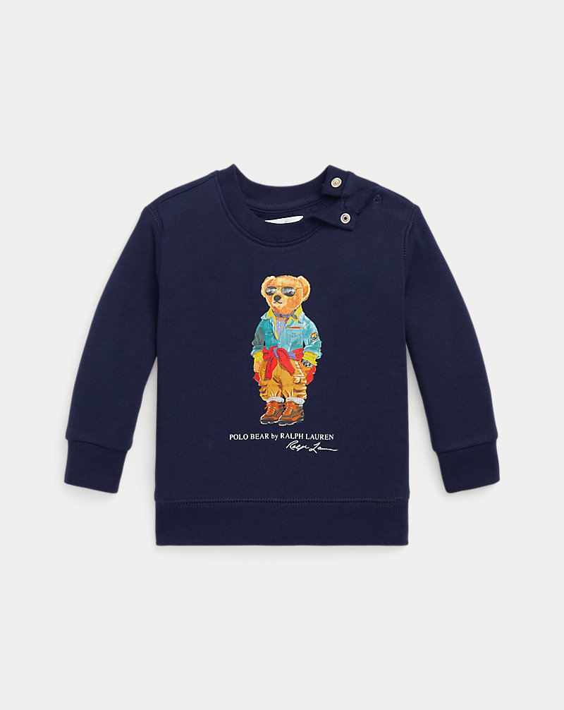 Sweatshirt cardada Polo Bear Bebé (menino) 1