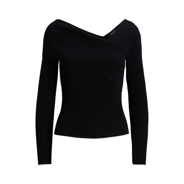 Asymmetrical Long-Sleeve Jumper