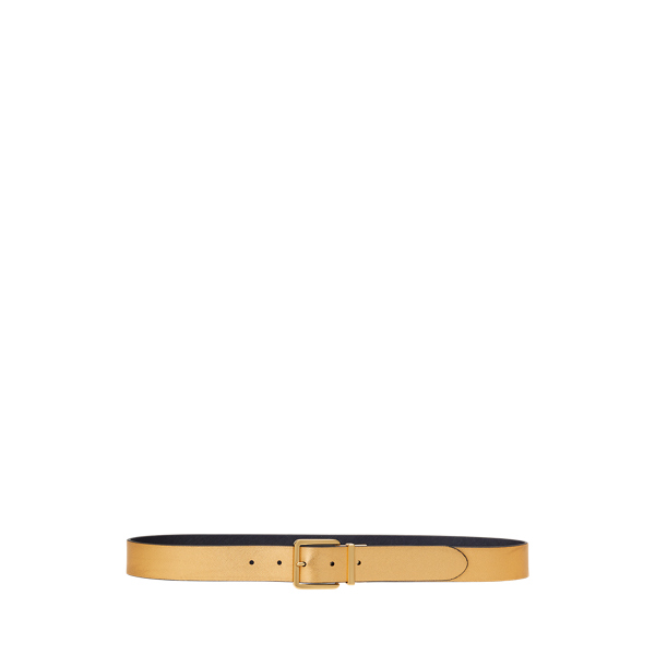Reversible Crosshatch Leather Belt