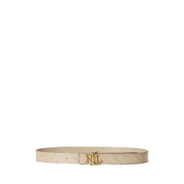 Logo Reversible Leather Belt