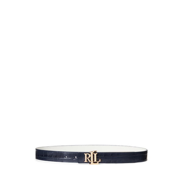 Logo Reversible Leather Belt