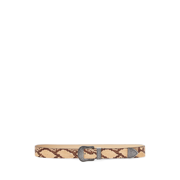 Faux clearance snakeskin belt
