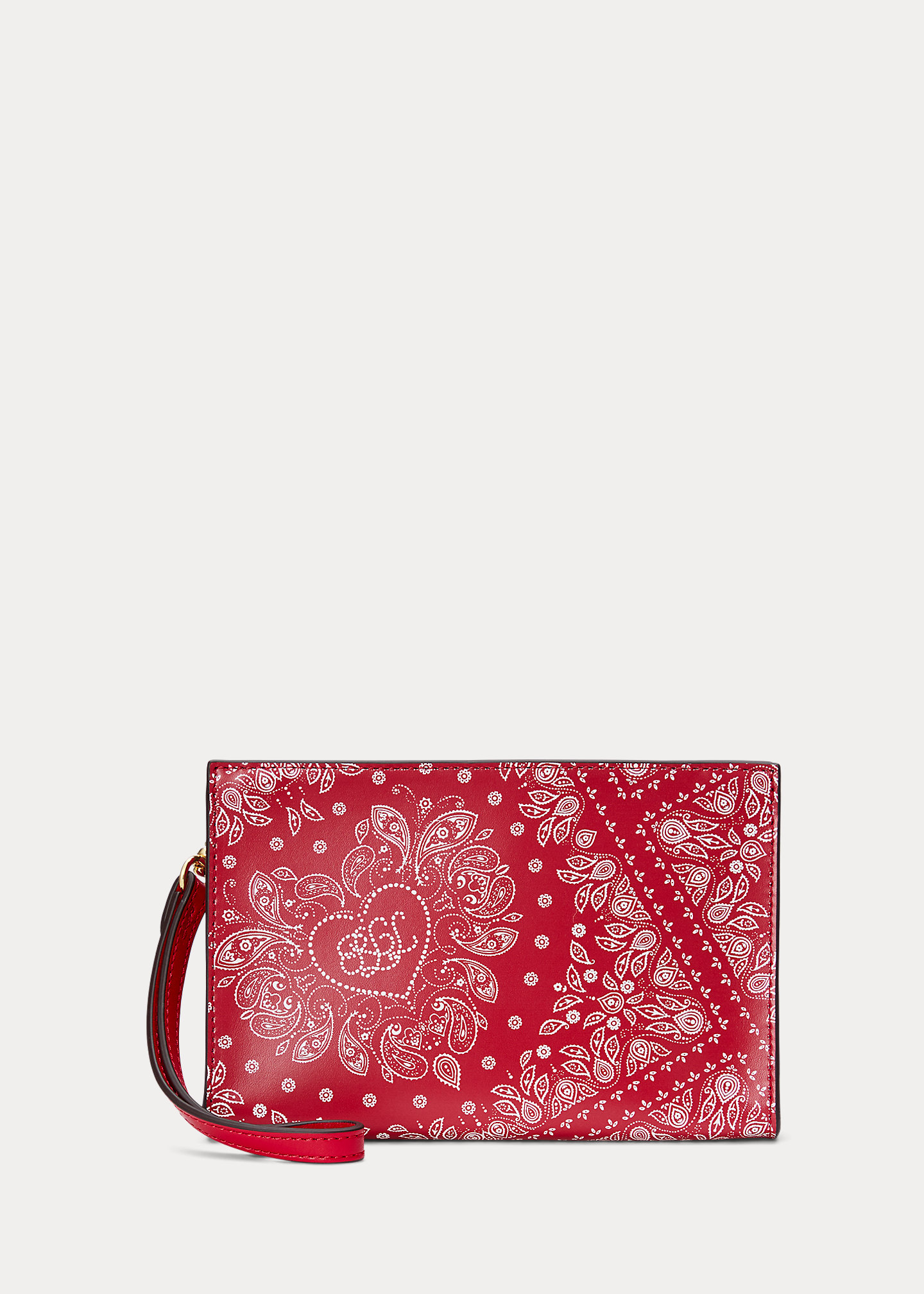 Print Leather Small Pouch