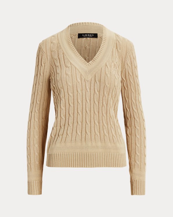 Cable-Knit Cricket Jumper