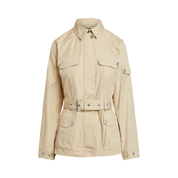 Cotton-Blend Twill Field Jacket