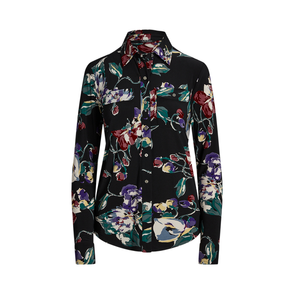 Floral Stretch Jersey Shirt