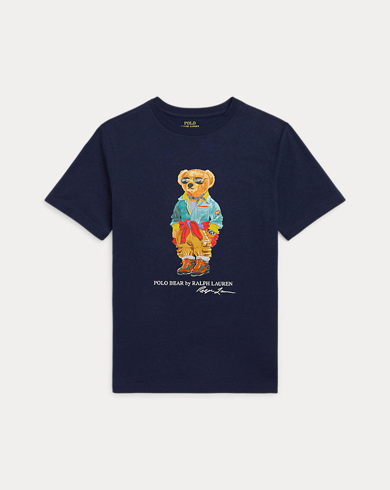 T-shirt de malha com Polo Bear RAPAZ DOS 6 AOS 14 ANOS 1