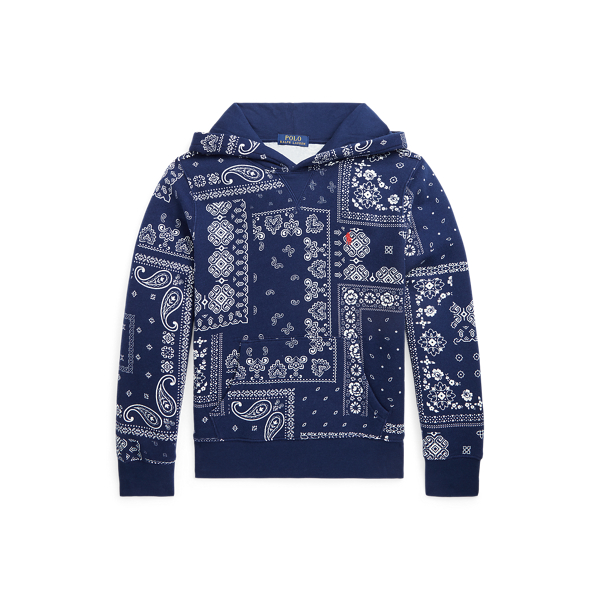 Bandana-Print Fleece Hoodie for Children | Ralph Lauren® UK