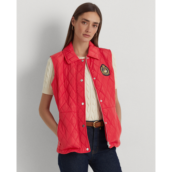 Gilet matelass?� avec ?�cusson pour femme | Ralph Lauren?� FR