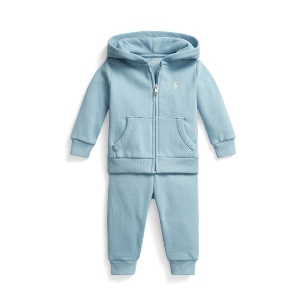 Polo ralph best sale lauren hoodie set