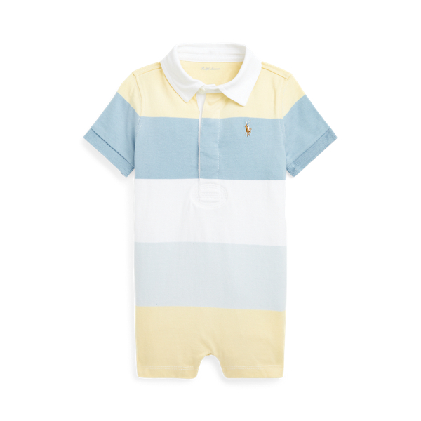 Striped Cotton Jersey Rugby Shortall