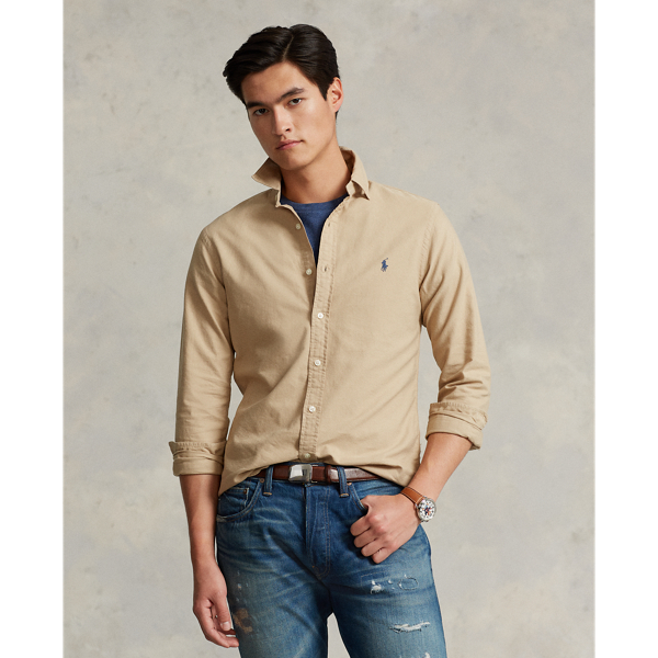 Garment dyed oxford shirt ralph lauren deals