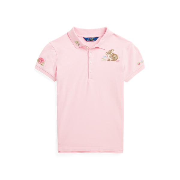 Bunny Stretch Mesh Polo Shirt
