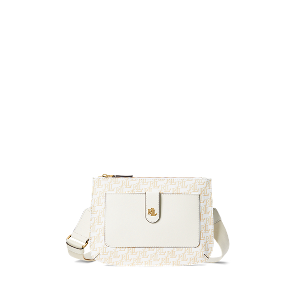 Coated Canvas Medium Jamey Crossbody Bag