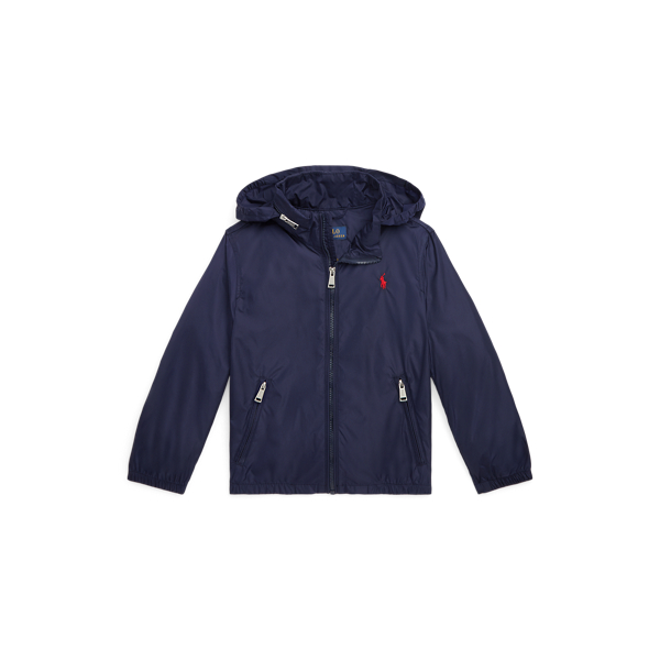 Water-Repellent Hooded Jacket