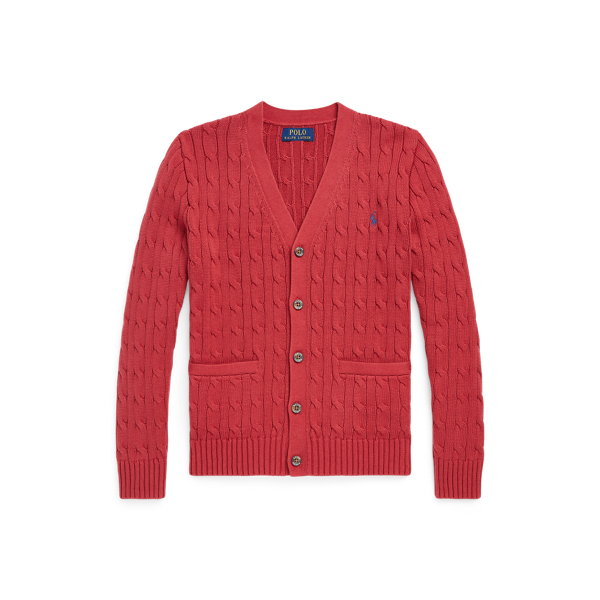 Cable-Knit Cotton Cardigan