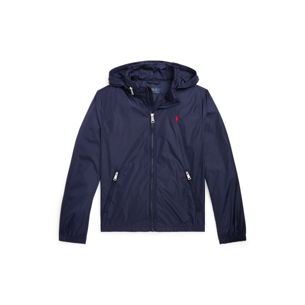 Water-Repellent Hooded Jacket