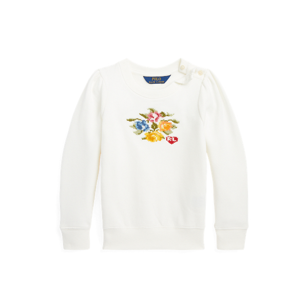 Floral Fleece Sweatshirt