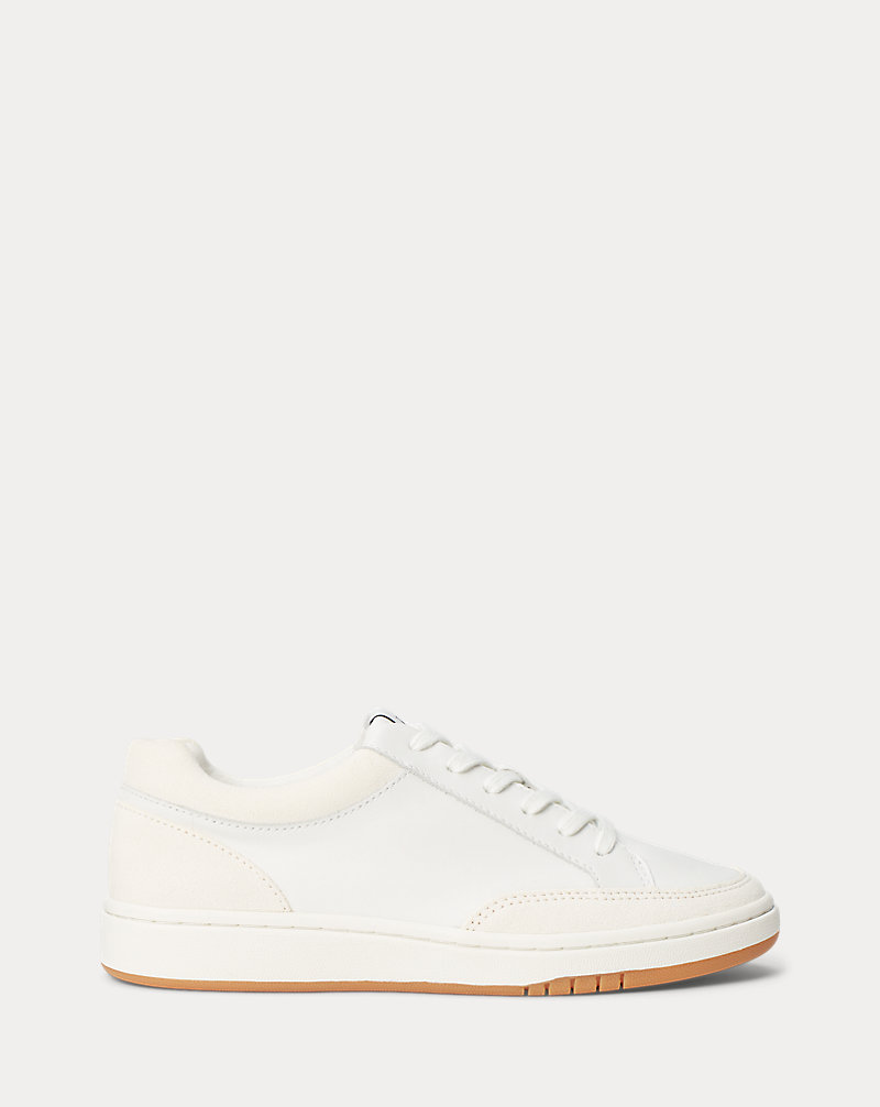 Hailey Leather and Suede Trainer Lauren 1