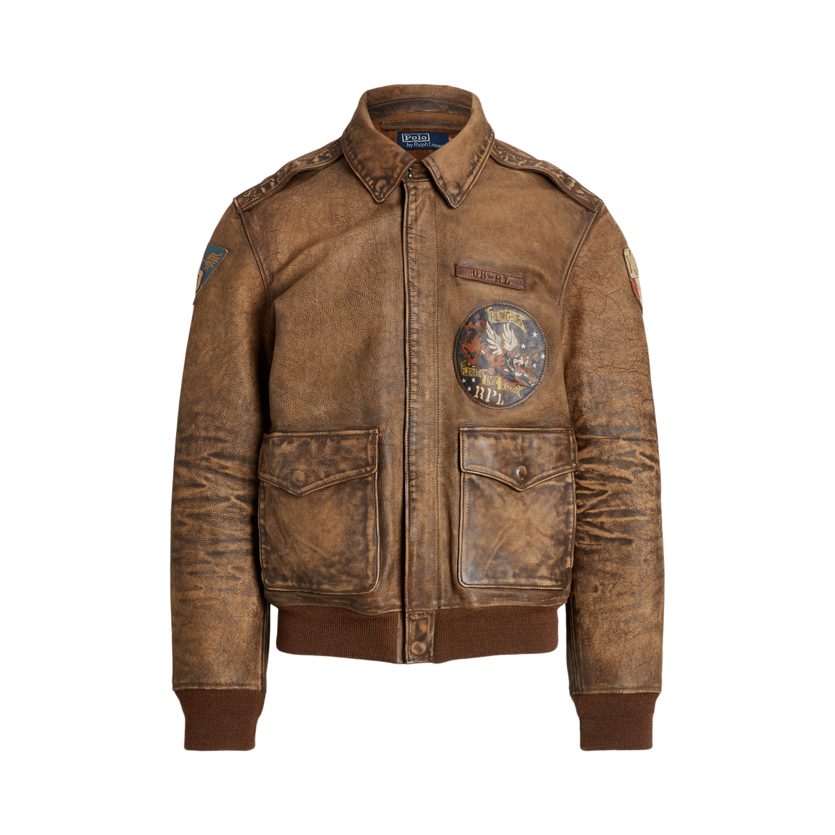 Polo ralph deals lauren flight jacket