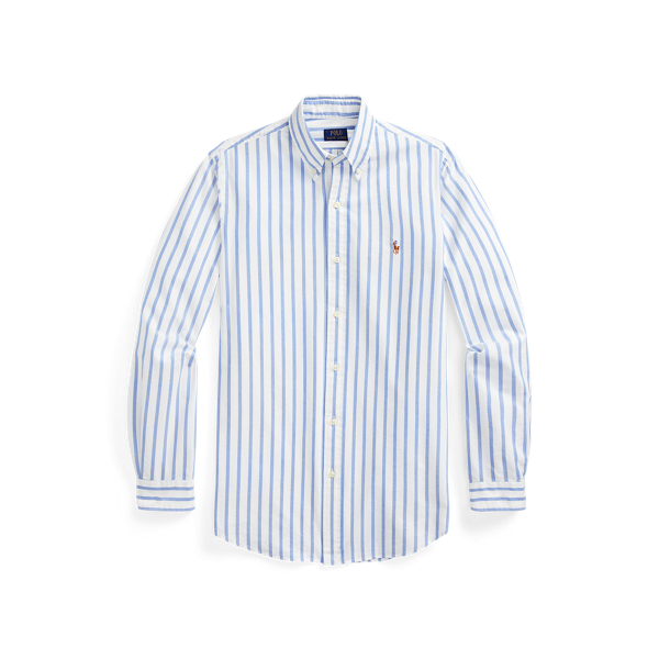 Classic Fit Striped Oxford Shirt