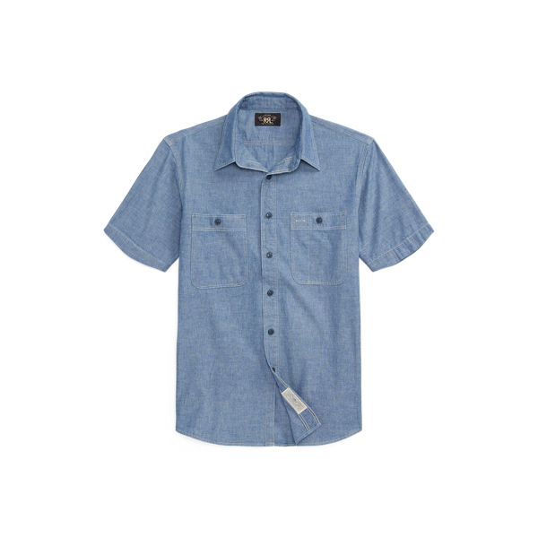 Indigo Chambray Workshirt RRL 1