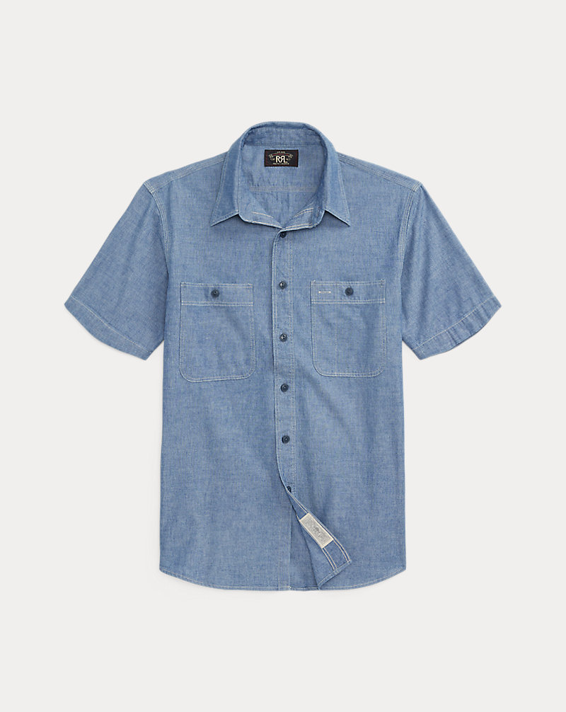Camicia in chambray indaco RRL 1