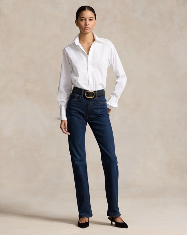 High-Rise Straight Fit Jean