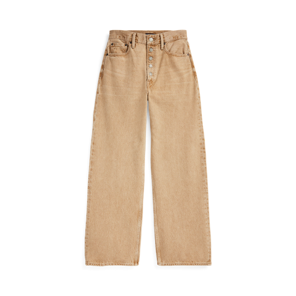 Wide-Leg Cropped Jean
