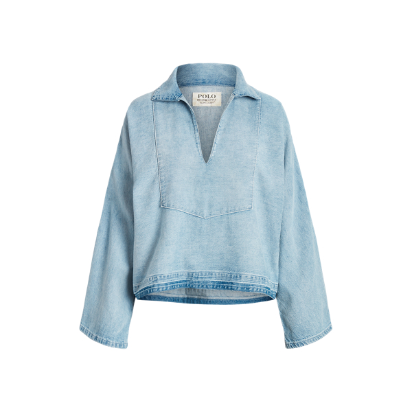 Cotton-Linen Twill Top