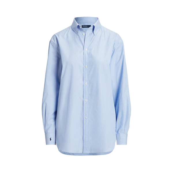 Relaxed Fit Cotton Poplin Shirt