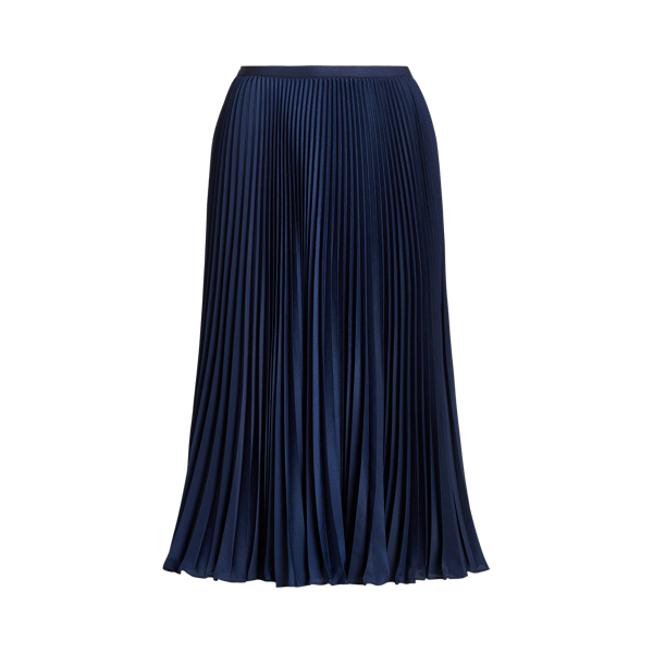 Pleated Georgette Skirt