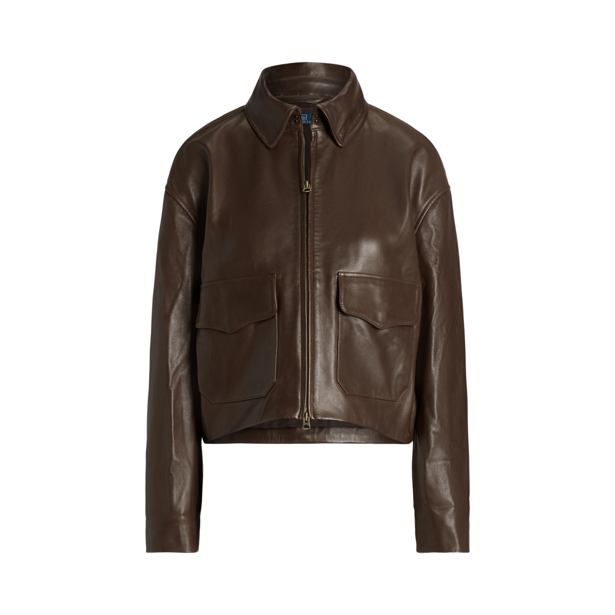 Polo ralph lauren leather bomber best sale jacket
