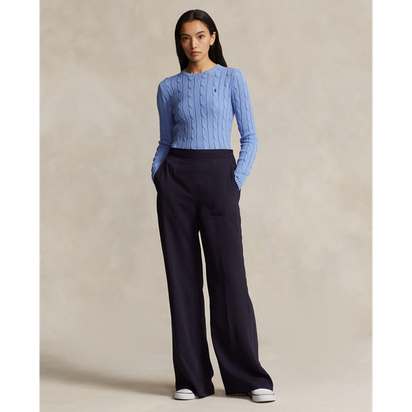 Women's cable knit jumper ralph lauren top